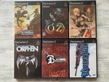 SONY PS2 Project Arms & Oz & Spy Fiction & Orphen & Bouncer & Extermination