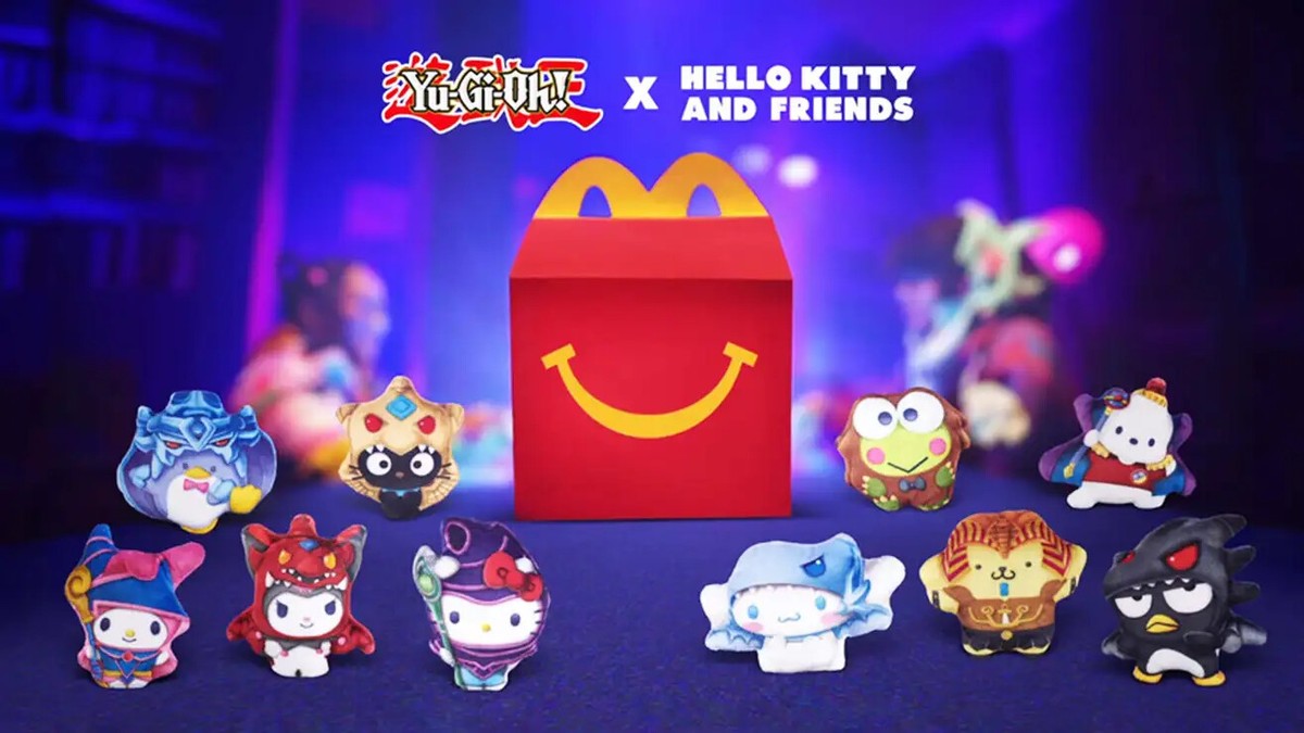 Yu-Gi-Oh! x Hello Kitty and Friends McDonalds Happy Meal Plushies
