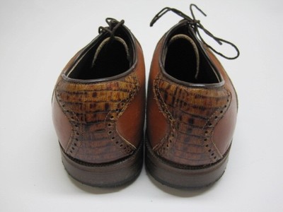 VTG FootJoy Classics Dry Premiere Mens 9 D Golf Shoes Brown 