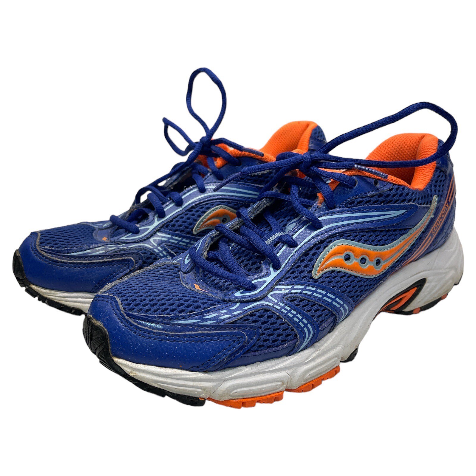 Saucony Oasis Women’s Size 9 Standard Blue Orange Sneaker Breathable Shoe