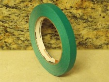 1/2" x 180' Roll COLORED MASKING TAPE - GREEN