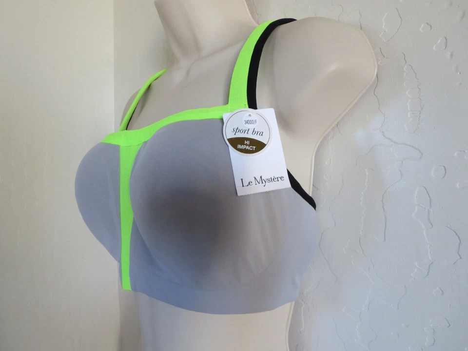 Sutiã LE MYSTERE 34 DDD/F #920 ALTO IMPACTO SUPORTE TOTAL U/W, TITÂNIO, NOVO COM ETIQUETAS, US$ 72 - Imagem 3 de 4