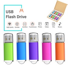Kootion USB 2.0 16GB 5PCS Metal USB Flash Drive USB Memory Stick Thumb Drive Lot