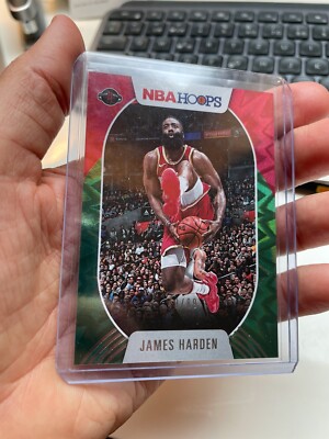 James Harden 2020-21 NBA Hoops Green Explosion Card 49/89 #178