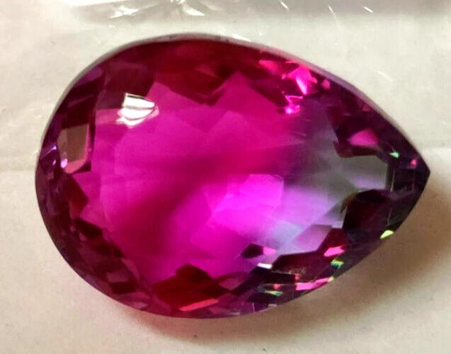 Large Tourmaline 70.40 Ct. Pear Cut Multi-Color Loose Gemstone Gift For Women - Image 2 of 4