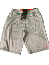 HEAD Youth Boys' Fleece Lined Short GRAYORANGE, XL 18 NWT