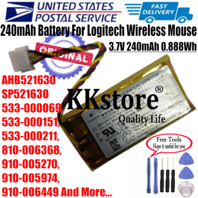 Battery For Logitech G PRO,G PRO X,G304,G502.G502 Lightspeed,MX Vertical,G435