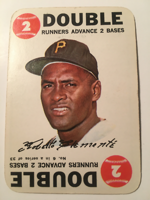 ROBERTO CLEMENTE 1968 Topps Game card 