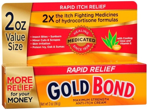 gold bond maximum strength anti-itch cream, 2 oz