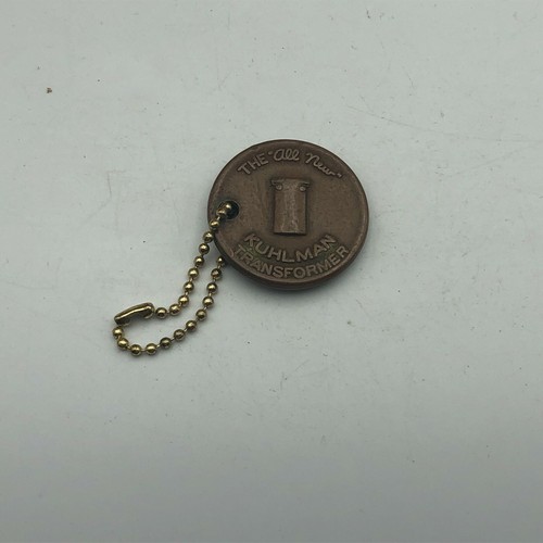 Vintage KE Kuhlman Electric Transformer Advertising FOB Keychain Rare // - Picture 7 of 12