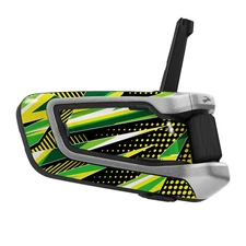 For Cardo Packtalk Bold Vinyl Protective Decal Abstract Green