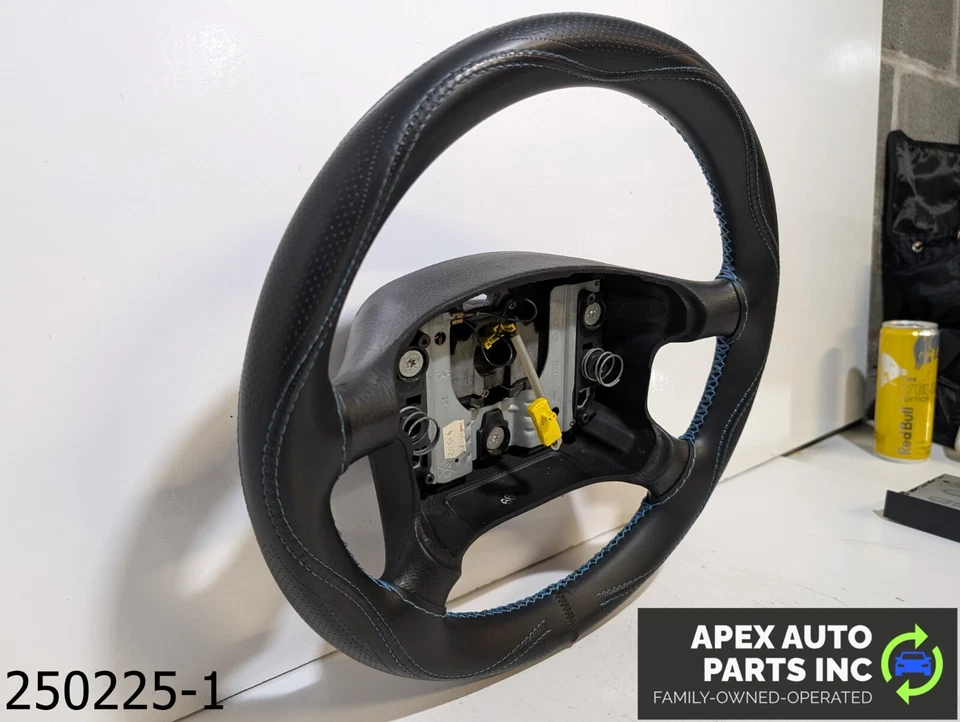 Volante de couro Volkswagen Golf 2.0L fabricante de equipamento original 1999-2003 - Imagem 3 de 4