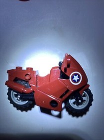 LEGO Captain America Dark Blue Suit Minifigure 6865 Marvel Avengers