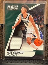 MAX CHRISTIE 2022-23 CHRONICLES THREADS MICHIGAN STATE ROOKIE JERSEY PATCH RELIC