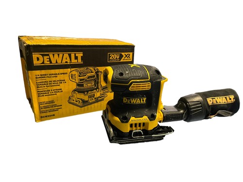 DEWALT 20VMax XR bürstenlos 1/4 Blatt regelbare Schleifer NUR WERKZEUG