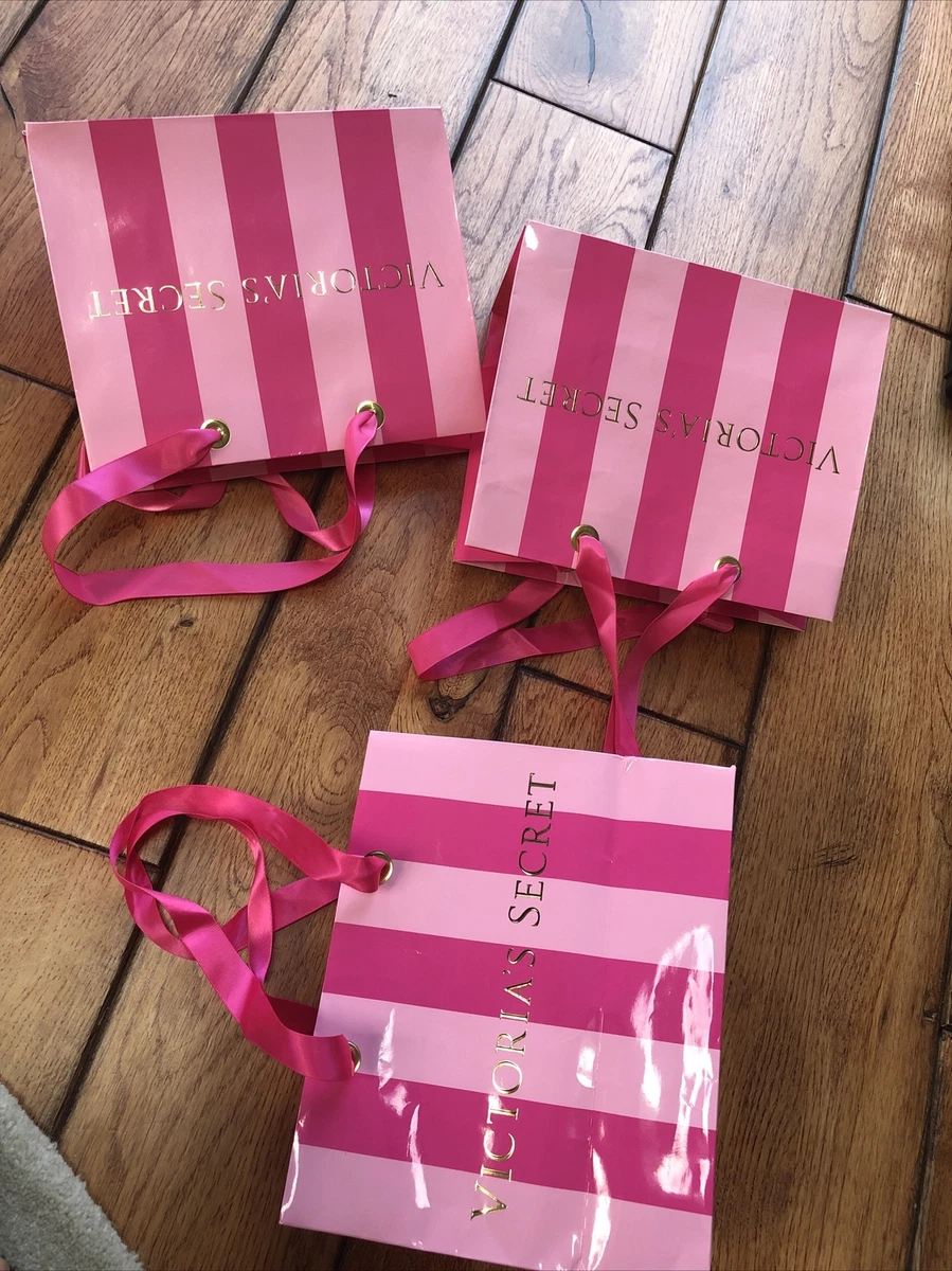 Victoria's Secret, Bags, 3 Small Victorias Secret Paper Bags Gift Bags