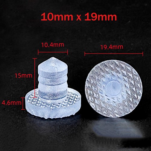 PP PVC Soft Pads tappi forati antiscivolo tavolo sedia piedi protezione mobili tipo Muti - Foto 49 di 50