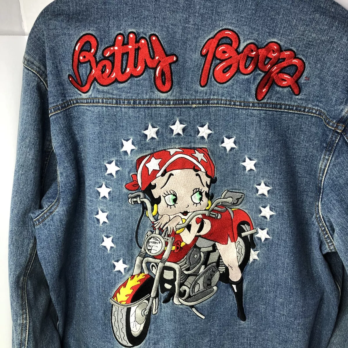 Betty boop denim jacket top