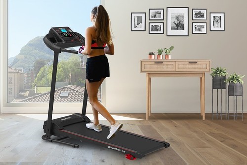 Powertrain K100 Electric Treadmill Foldable Home Gym Cardio - Picture 3 of 10