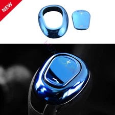 For Chevrolet Cruze 2016-2019 Blue Titanium Gear Shift Knob Shifter Lever Trim