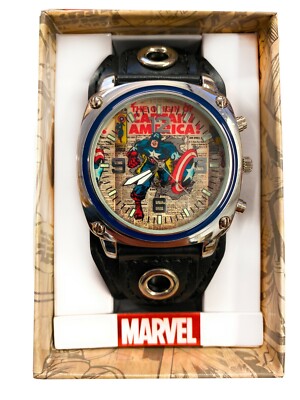 COLLECTIBLE LIMITED EDITION MARVEL CAPTAIN AMERICA WATCH