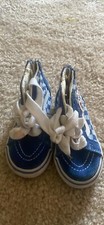 toddler sneakers size 6 gently worn Save the Shark vans