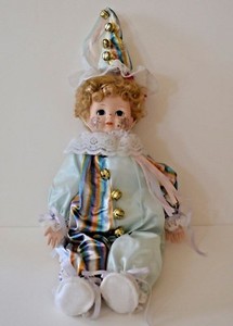 music box clown doll