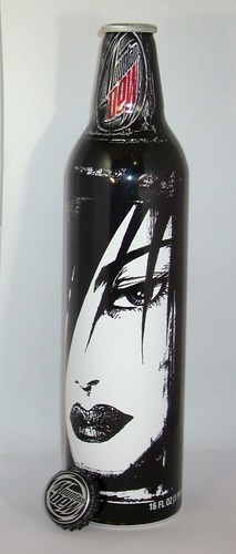 2007 TUNDRA MOUNTAIN DEW GREEN LABEL ART ALUMINUM BOTTLE-CAN SODA METH-AMPHIBIAN