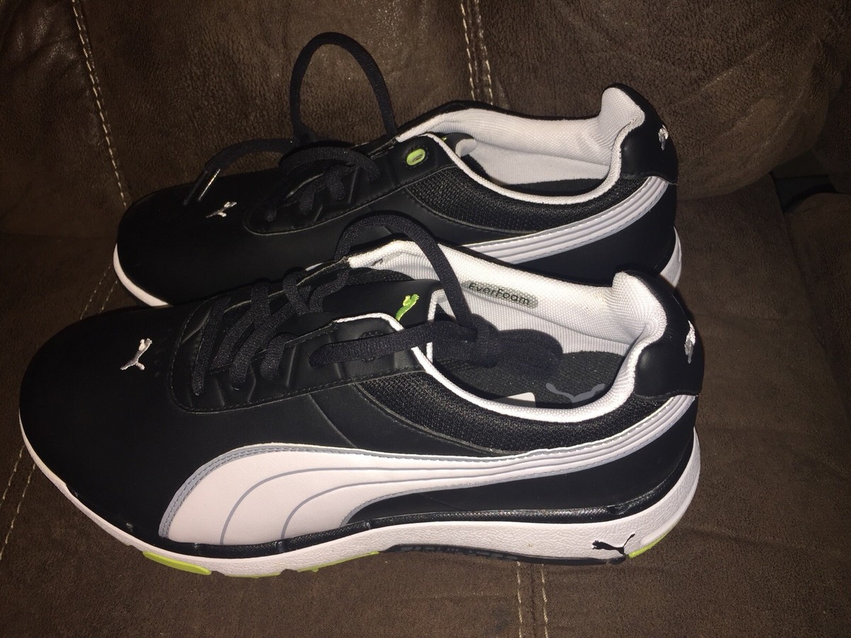 New Puma Faas Grip 2.0 Golf Shoes White Black Men Size 7 1 2 eBay