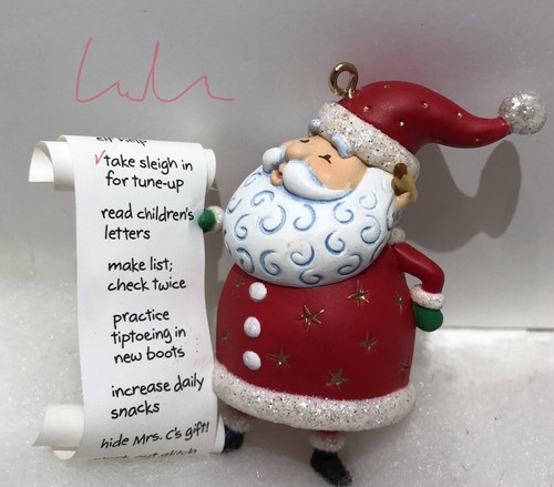 MERRY CHRISTMAS So Much To Do! Hallmark Ornament - Picture 2 of 2