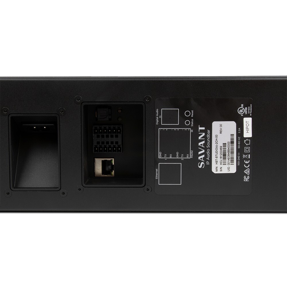SAVANT SYSTEMS - IP AUDIO STUDIO 55 WITH INTEGRADED HOST&nbsp; HST-STUDIO55BG-2CH-00