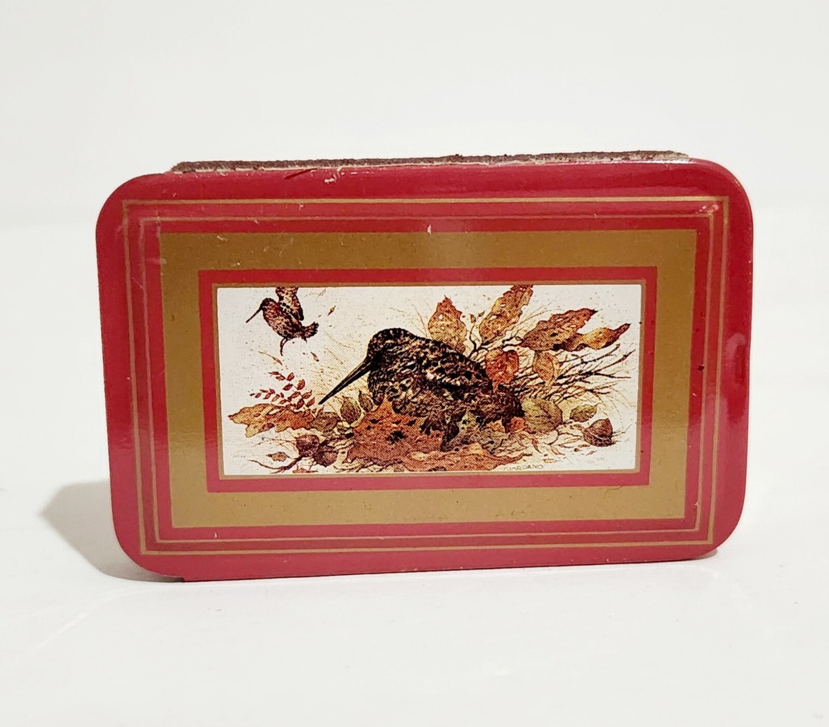 Vintage 1987 Enesco Tin Box of Matches Giordano Art Honk