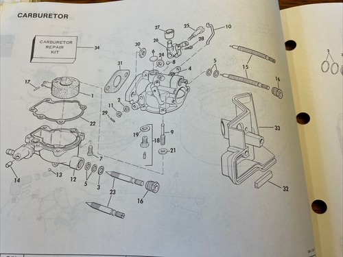 OMC Johnson -Parts Catalog- For Junior / Colt Models, 11/1985 - Picture 6 of 9