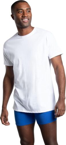 Fruit of the Loom Men's Eversoft Cotton Stay Tucked Crew T-shirt - Picture 2 of 14