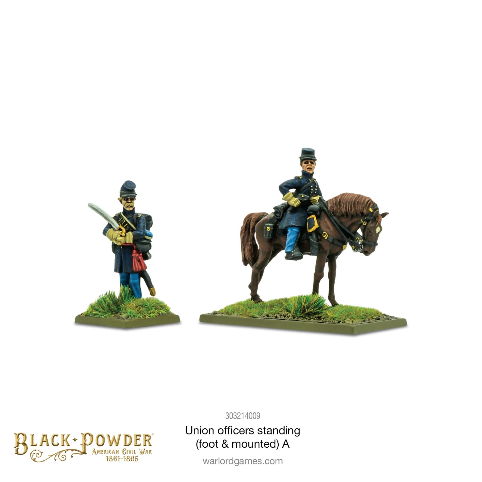 American Civil War Union Officers - Warlord Games Black Powder Miniatures