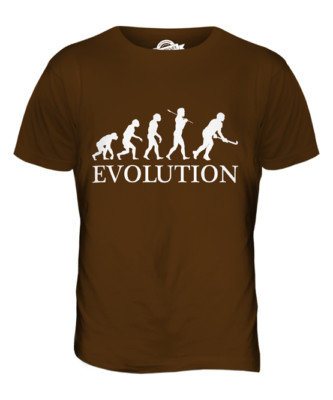 HOCKEY EVOLUTION OF MAN MENS T-SHIRT TEE TOP GIFT CLOTHING