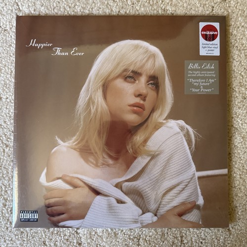 Billie Eilish - Glücklicher als je zuvor (hellblaue Vinyl-LP-Platte)