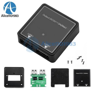 5V3A Dual USB   Panel Mobile Power Supply Smart Voltage Controller Regulator *lh