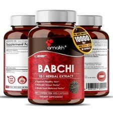 Babchi Psoralea Corylifolia Bakuchi Extract Powder 10000mg 90 Capsules