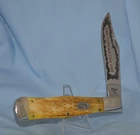 RARE VINTAGE CASE XX BONE LARGE COKE KNIFE  5 DOT 61050 CASE COLLECTOR CLUB 1995