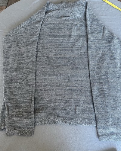 Neu mit Etikett Flag & Anthem Pullover Herren mittelgrau 1/4-Reißverschluss Pullover Baumwolle - Bild 4 von 12