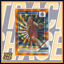 2024-25 Panini Donruss EuroLeague BK Ramunas Siskauskas Orange Laser 13/75 #168