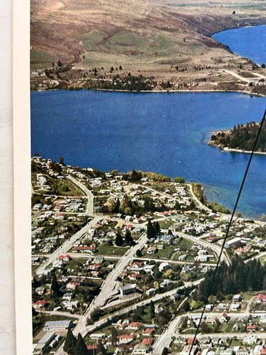 Queenstown and Lake Wakatipu 16x24 Vintage 1973 New Zealand Travel Poster - Picture 5 of 17
