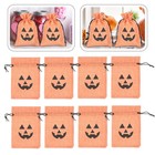 10pcs Halloween Candy Bag Gift Wrapping Pouch Drawstring Bag Party Favors Bag