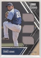 2017 Panini Elite Extra Edition Triple Materials /299 Chance Adams #TM-CA fm0