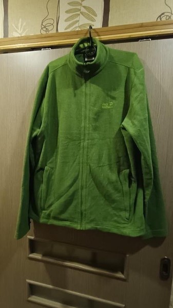 Men Jack Wolfskin Fleece Green 44 / XXL / 52 #9FTV