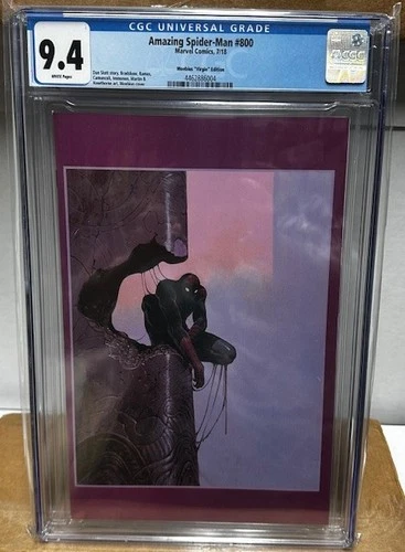 AMAZING SPIDER-MAN #800 MOEBIUS 1:100 RATIO VIRGIN VARIANT RED GOBLIN CGC 9.4