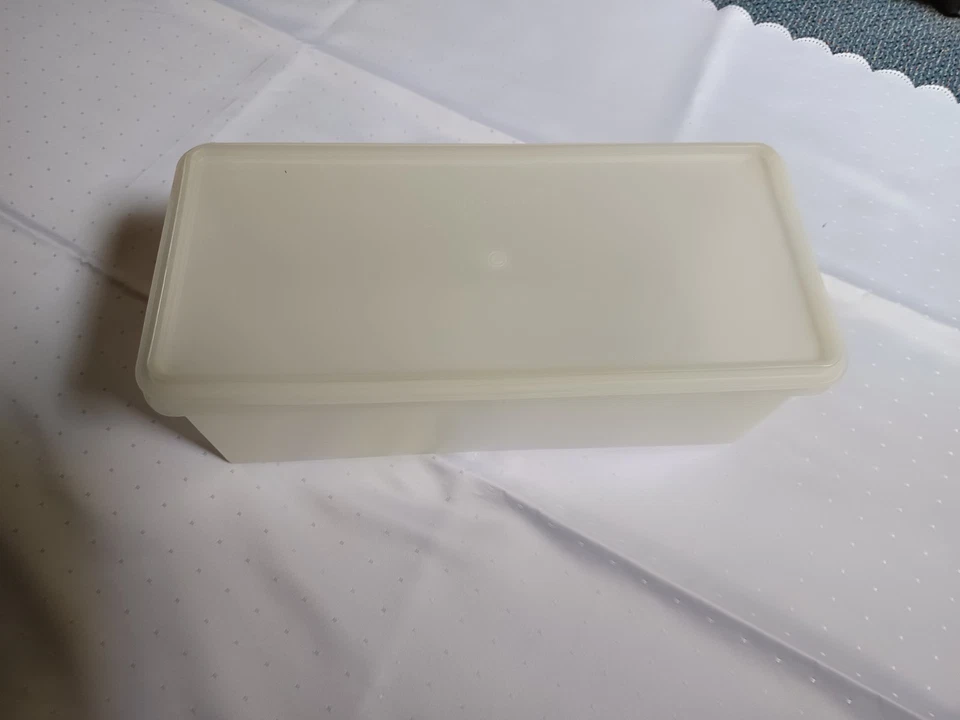 Tupperware Großer Vorratsbehälter Gefrierbehälter Brot-Transportbehälter Vintage - Bild 3 von 4