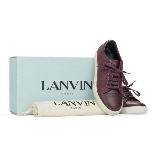 NIB LANVIN RED DBB1 SNEAKERS SIZE 8 $590 - Picture 8 of 8