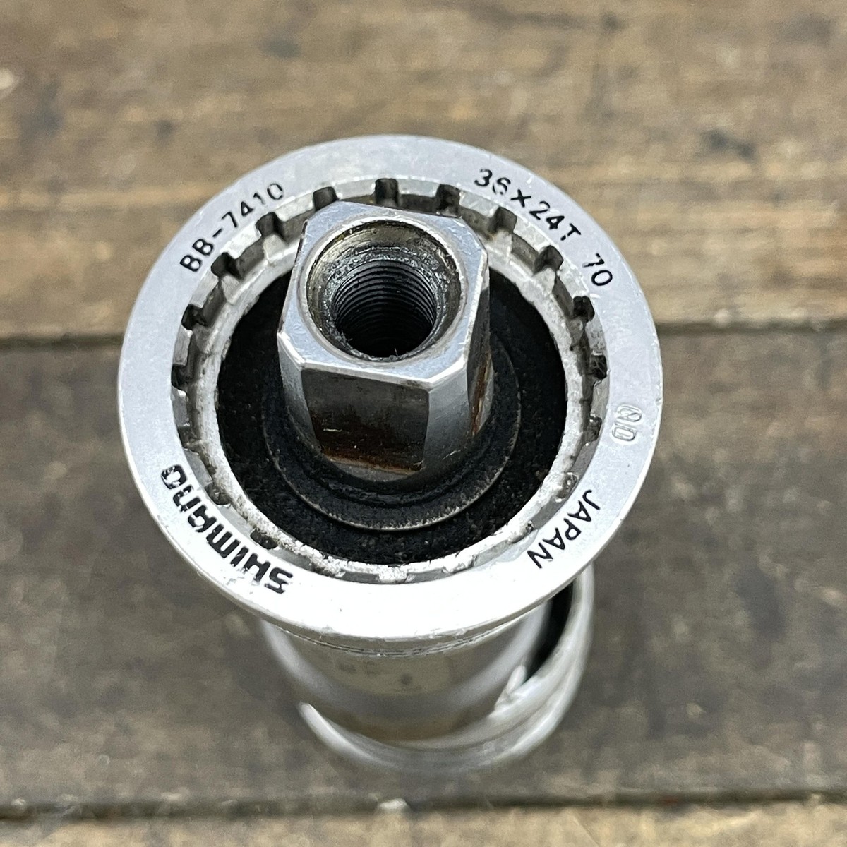 Vintage Shimano Dura-Ace BB-7410 Italian Thread Bottom Bracket